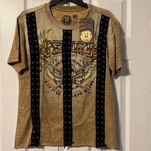 Affliction ladies L shirt never worn, ordered it and it was too small for me.